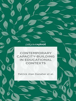 cover image of Contemporary Capacity-Building in Educational Contexts